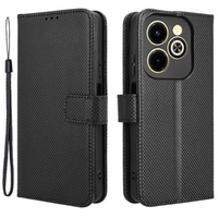Flip case for Infinix Hot 40i, Wallet Smart Magnet, black