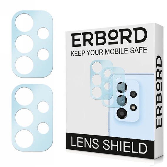 2x ERBORD tempered glass for camera to Samsung Galaxy A23 4G/5G