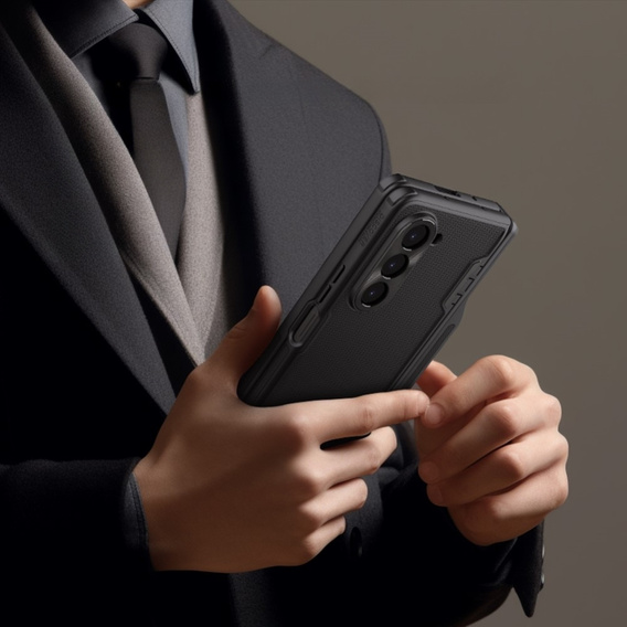 NILLKIN Case for Samsung Galaxy ZFold5 5G, Super Frosted Shield Case, black