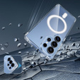 Case for Samsung Galaxy S25 Ultra, Fusion Hybrid, for MagSafe, transparent + Screen Glass