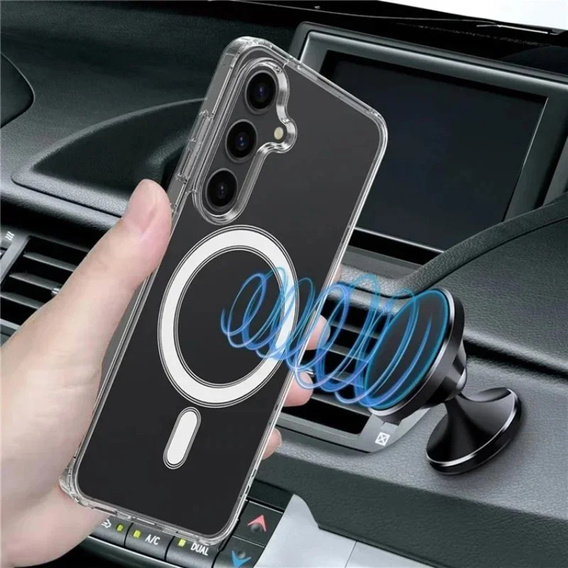 Case for Samsung Galaxy S25 FE, Fusion Hybrid, for MagSafe, transparent