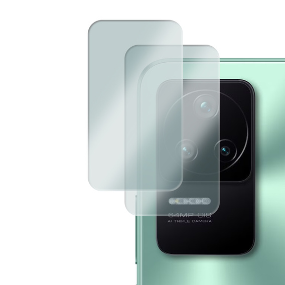 2x ERBORD tempered glass for camera to Xiaomi Poco F4 5G / Redmi K40S 5G