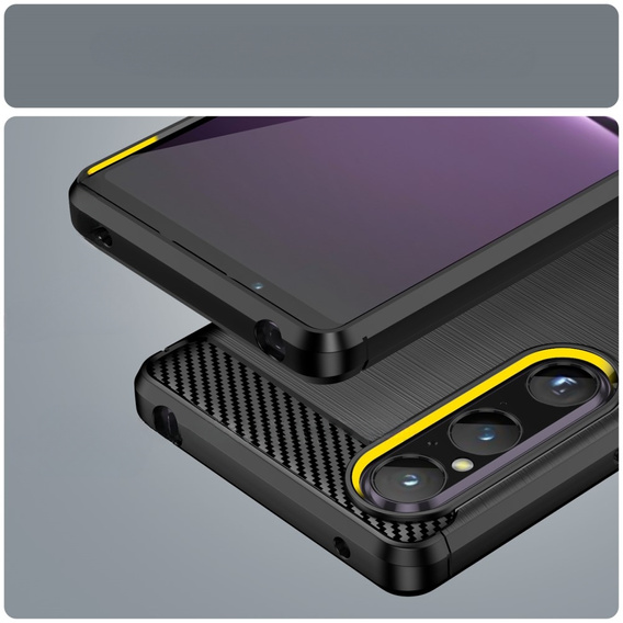 Case for Sony Xperia 1 V, Carbon, black