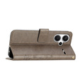 Flip case for Xiaomi Redmi Note 13 Pro+, Butterfly, grey