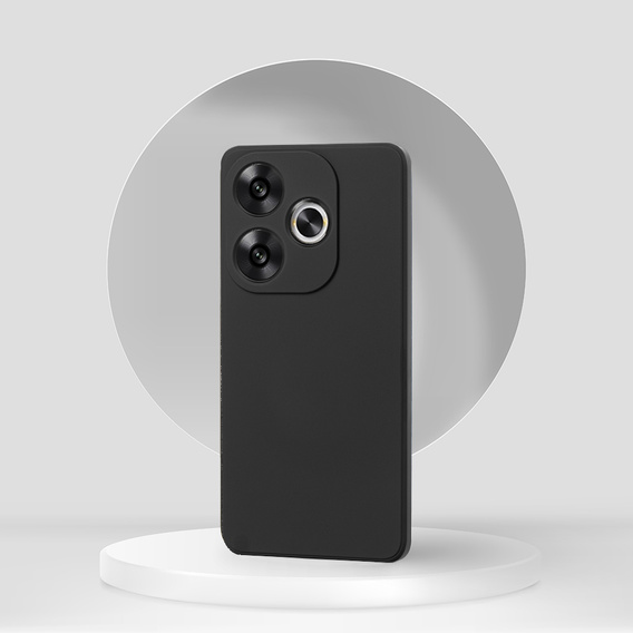 Case for Xiaomi Poco F6, Silicone Lite, black
