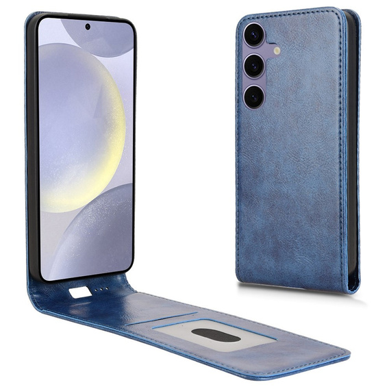 Flip case for Samsung Galaxy S25, Flip, dark blue