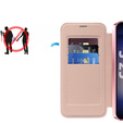 Flip case for Samsung Galaxy S25+ Plus, RFID Wallet MagSafe CamShield, pink