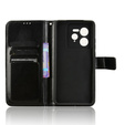 Flip case for Realme GT 7 Pro, Crazy Horse Wallet, black