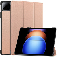 Case for Xiaomi Pad 6S Pro 12.4, Smartcase, pink rose gold