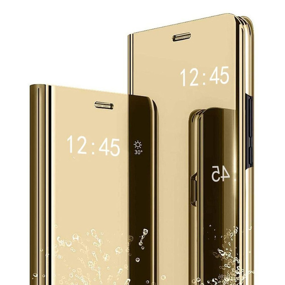 Case for Samsung Galaxy A22 5G, Clear View, gold