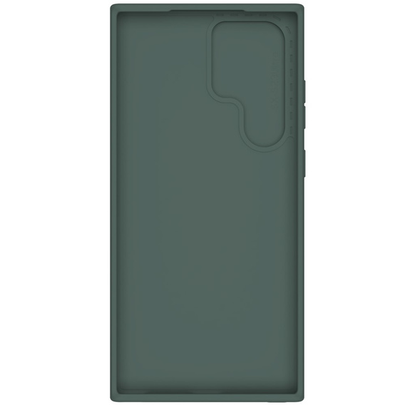 NILLKIN Case for Samsung Galaxy S23 Ultra, Silicone CamShield Case for MagSafe, green