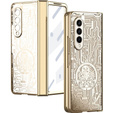 Case for Samsung Galaxy Z Fold 4 5G, Mechanical Legend, gold