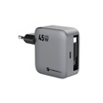 Forcell F-Energy 45W GaN mains charger with USB-C cable
