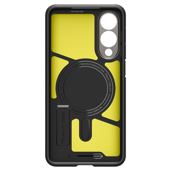 Spigen case for Samsung Galaxy A36 5G, Tough Armor Mag MagSafe, black + 9H Tempered Glass
