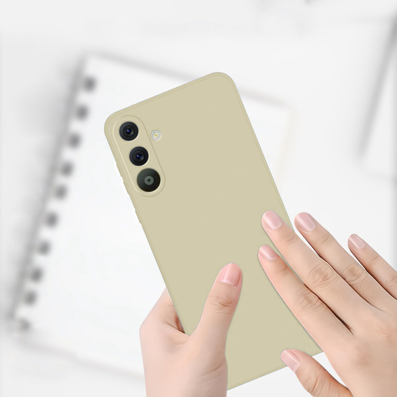 Case for Samsung Galaxy A36 5G, Silicone Lite, beige
