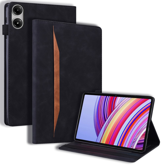 Case for Xiaomi Redmi Pad Pro / Xiaomi Poco Pad, Classic, with space for stylus, black