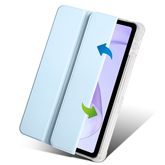 Case for Oppo Pad Air, Smartcase Hybrid, with stylus space, blue