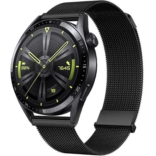 Milanese bracelet 20mm for Samsung Galaxy Watch 3 41mm - Black