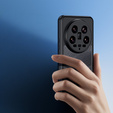 DuxDucis case for Xiaomi 14 Ultra, Aimo case, transparent / black