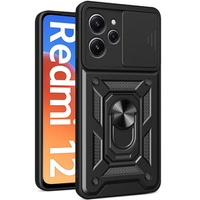 Case for Xiaomi Redmi 12, CamShield Slide, black