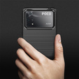 Case for Xiaomi Poco X4 Pro 5G, Carbon, black