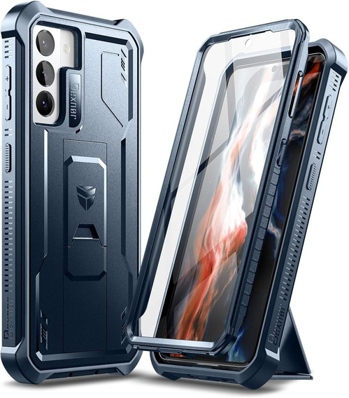 Armored case for Samsung Galaxy S21, Dexnor Full Body, blue