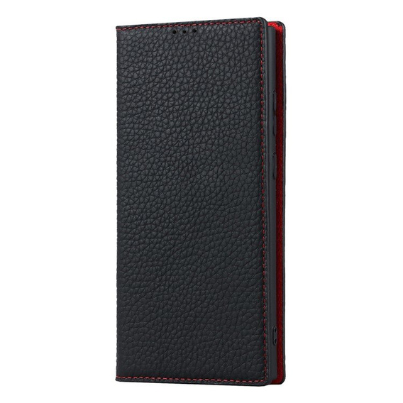 Leather case for Samsung Galaxy S23, ERBORD Grain Leather, black