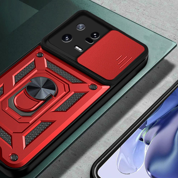Case for Xiaomi 13, CamShield Slide, red