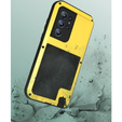 Love Mei Case for Samsung Galaxy S22 Ultra, armored without glass, yellow