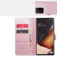 CASEME flip case for Samsung Galaxy Note 20 Ultra, Waxy Textupink, pink