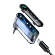 Bluetooth audio transmitter AUX for devices with a 3.5 mm input (AUX)