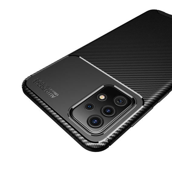 Case for Samsung Galaxy A52 / A52s, Carbon Gel, black