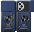 Case for Honor 400 Pro 5G, CamShield Slide, blue