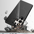 Case for Samsung Galaxy S25 Ultra, GKK Leather, black