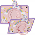 Children's case for Samsung Galaxy Tab A11 Plus / A9 Plus, Cute Patterns, with stand, pink