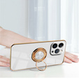 Case for iPhone 14 Pro Max, Electro Ring, white
