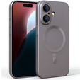 Case for iPhone 16 Plus, ColorMag, for MagSafe, grey