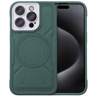 Case for iPhone 15 Pro Max, ERBORD Armor Mag, green