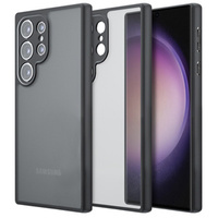 Case for Samsung Galaxy S24 Ultra, Fusion Hybrid, with camera protection, transparent / black