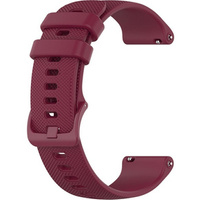 Silicone Universal Strap 20mm, maroon