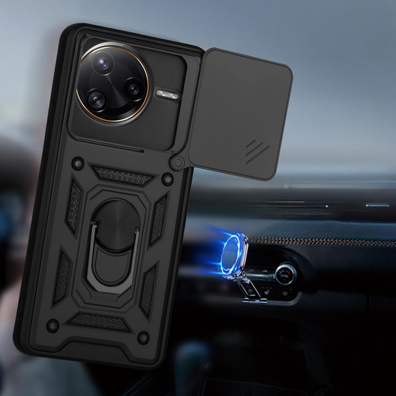 Case for Xiaomi Poco F7 Ultra, CamShield Slide, black