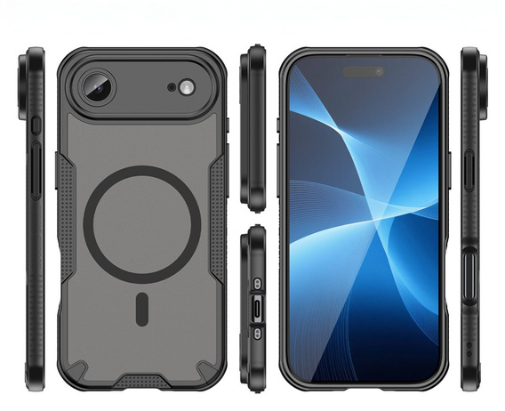 Armoured case for iPhone Air, for MagSafe, matt black