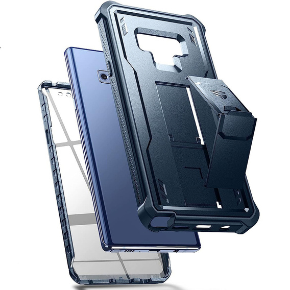 Armored case for Samsung Galaxy Note 9, Dexnor Full Body, dark blue