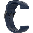 Silicone Universal Strap 22mm, navy blue