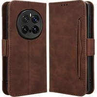 Flip case for Honor Magic 7 Pro, Card Slot, brown