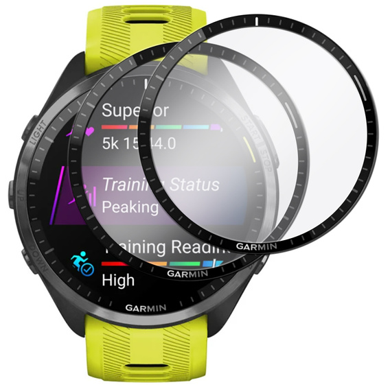 2x ERBORD Hybrid Glass for Garmin Forerunner 965