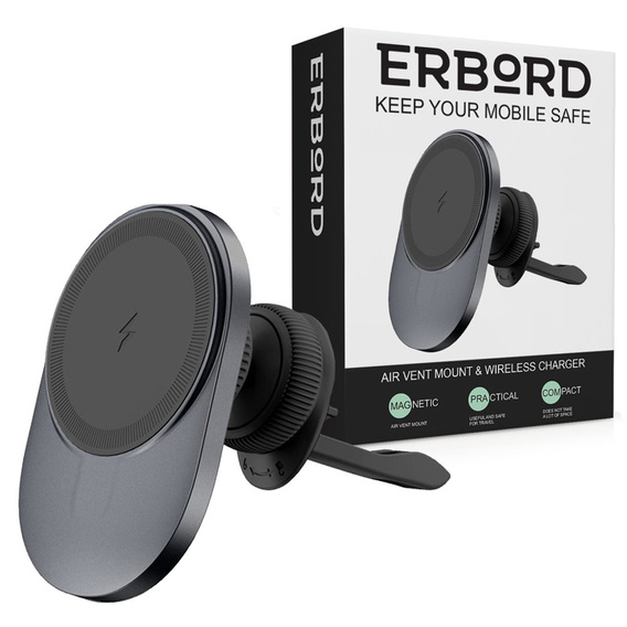 ERBORD CW01 Car Holder Inductive Charger for MagSafe