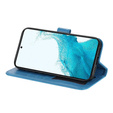 Flip case for Samsung Galaxy A54 5G, Mandala Flower, blue