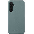 MELKCO case for Samsung Galaxy S24, leather, blue