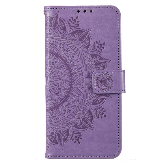 Flip case for Motorola Moto G73 5G, Mandala Flower, purple